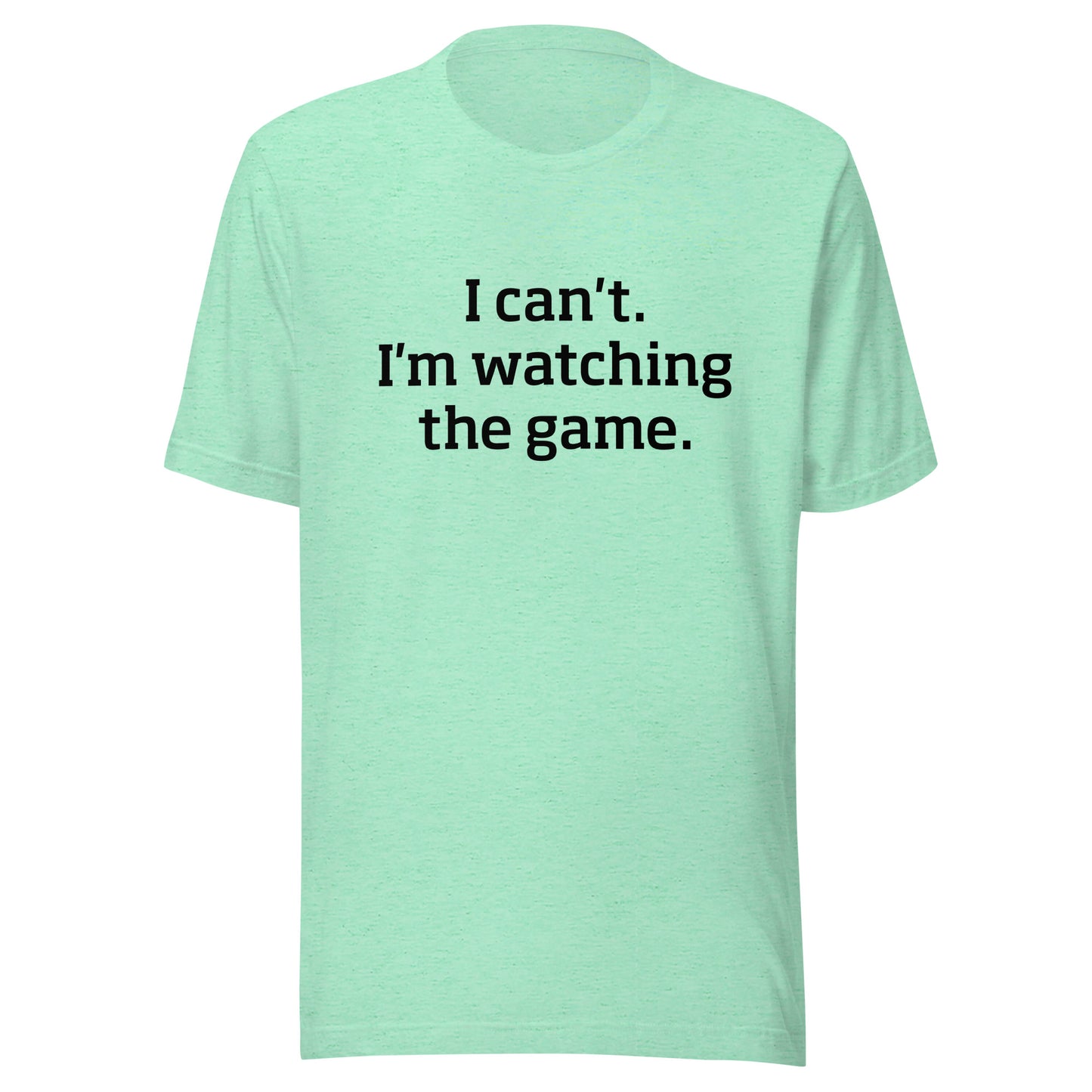 Watching the Game Unisex t-shirt