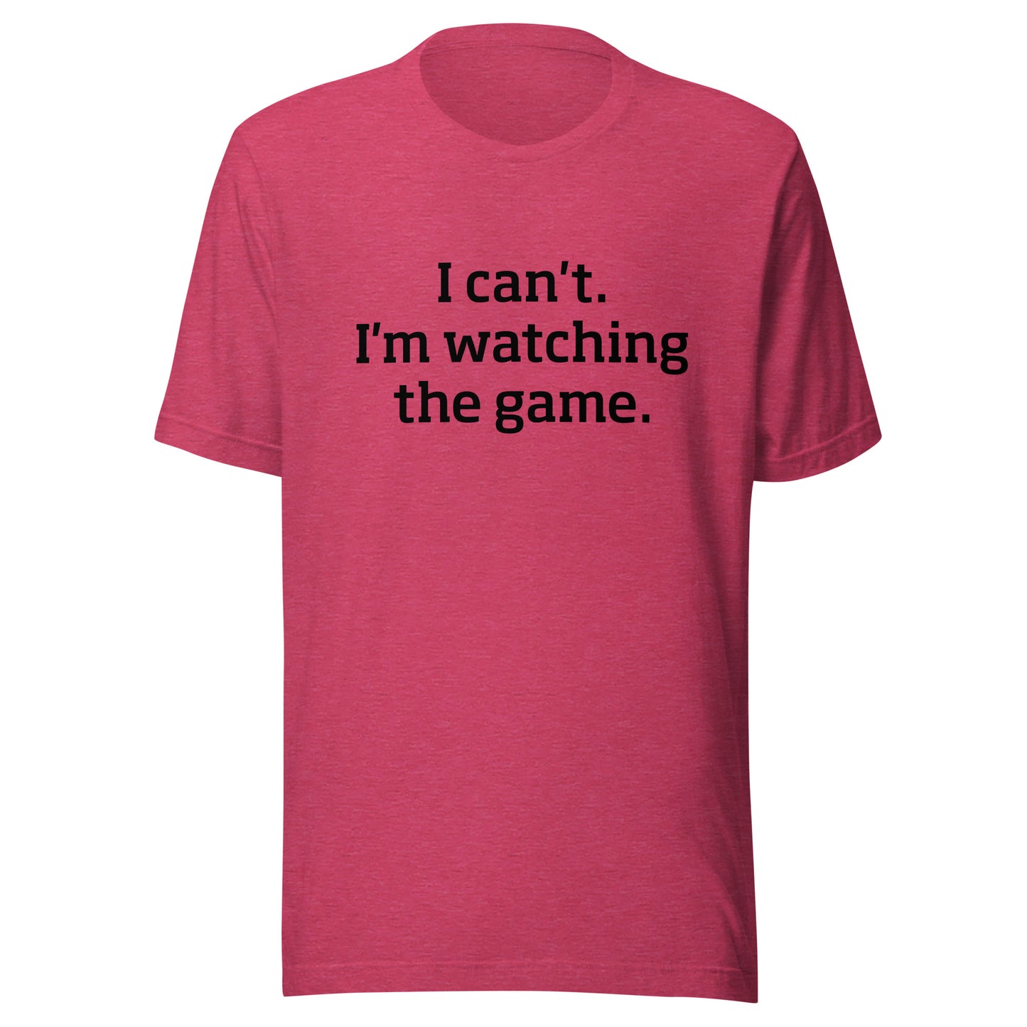 Watching the Game Unisex t-shirt