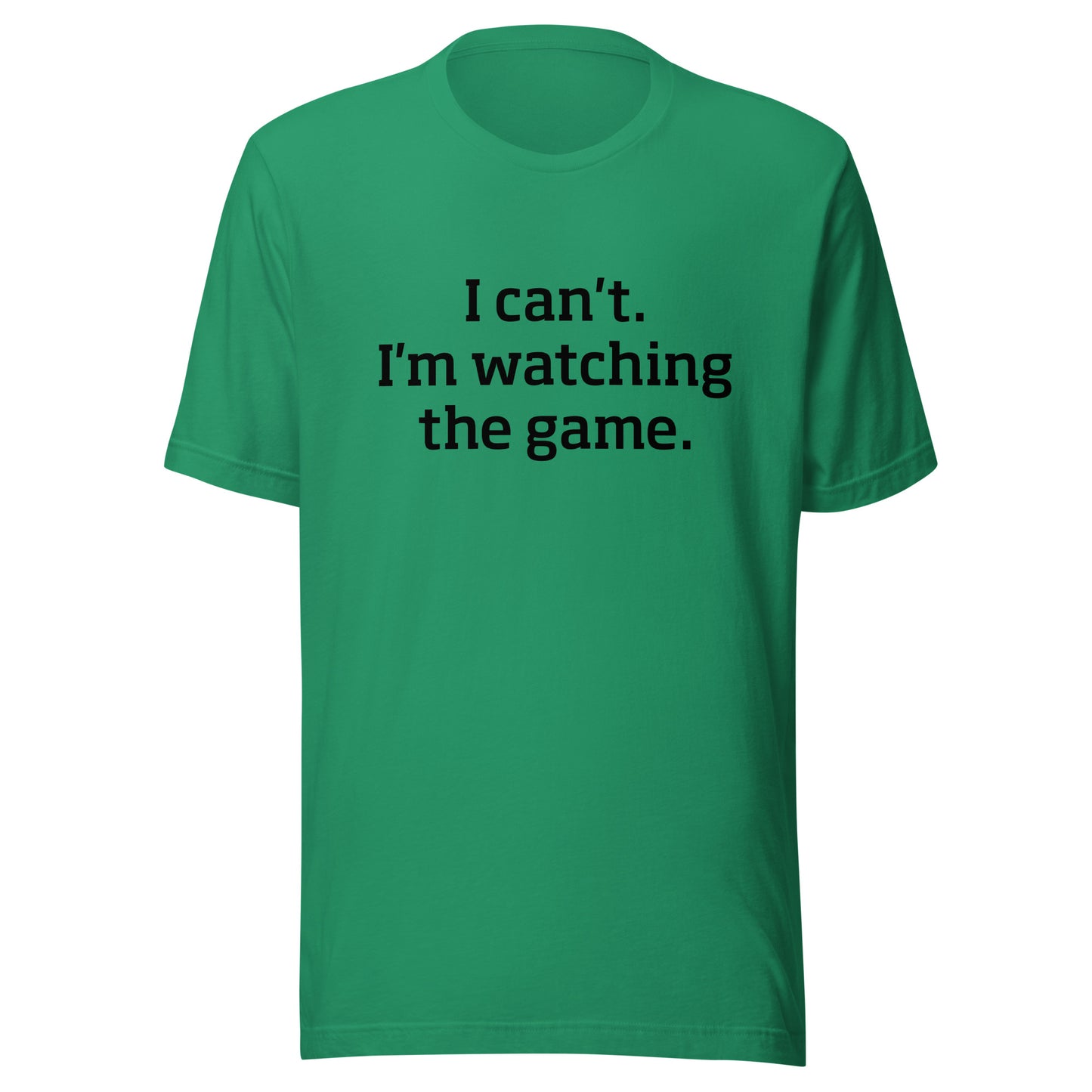 Watching the Game Unisex t-shirt