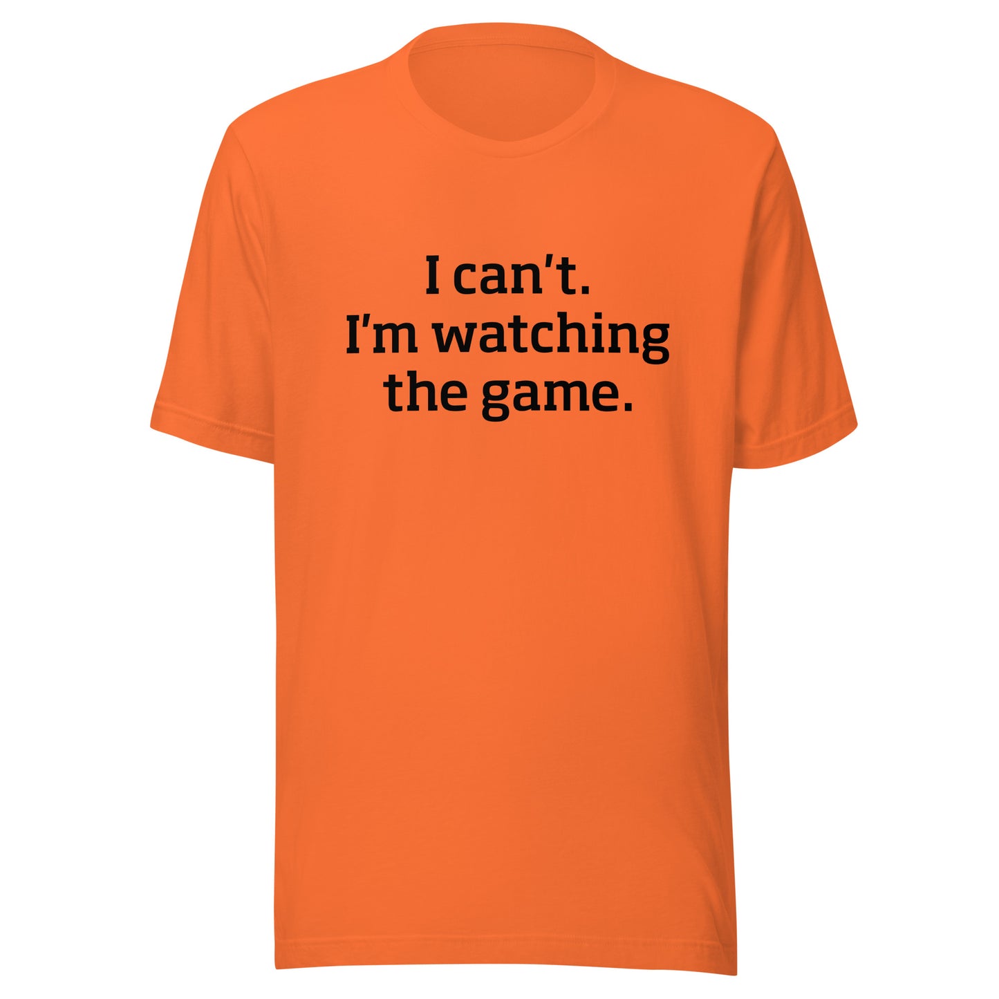 Watching the Game Unisex t-shirt