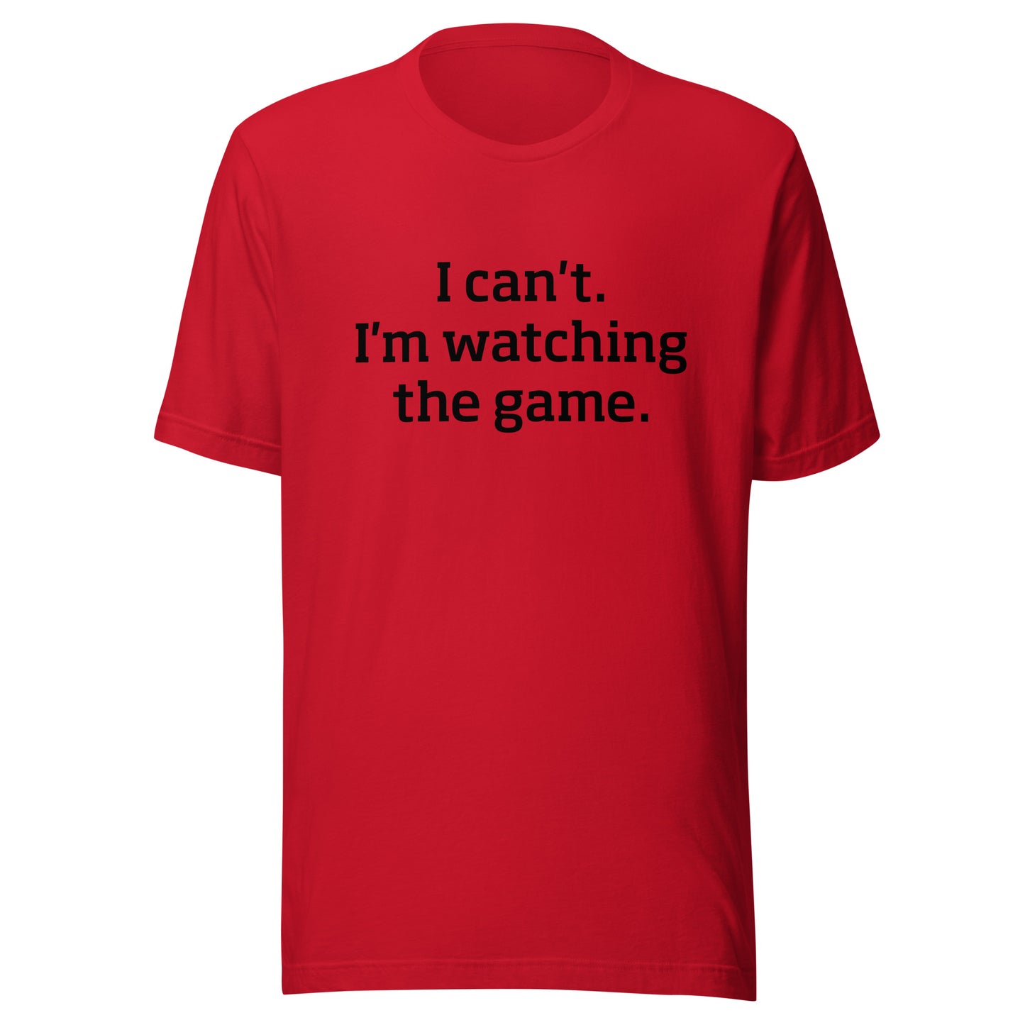 Watching the Game Unisex t-shirt