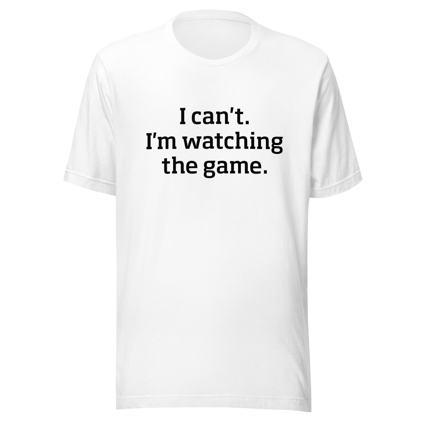 Watching the Game Unisex t-shirt