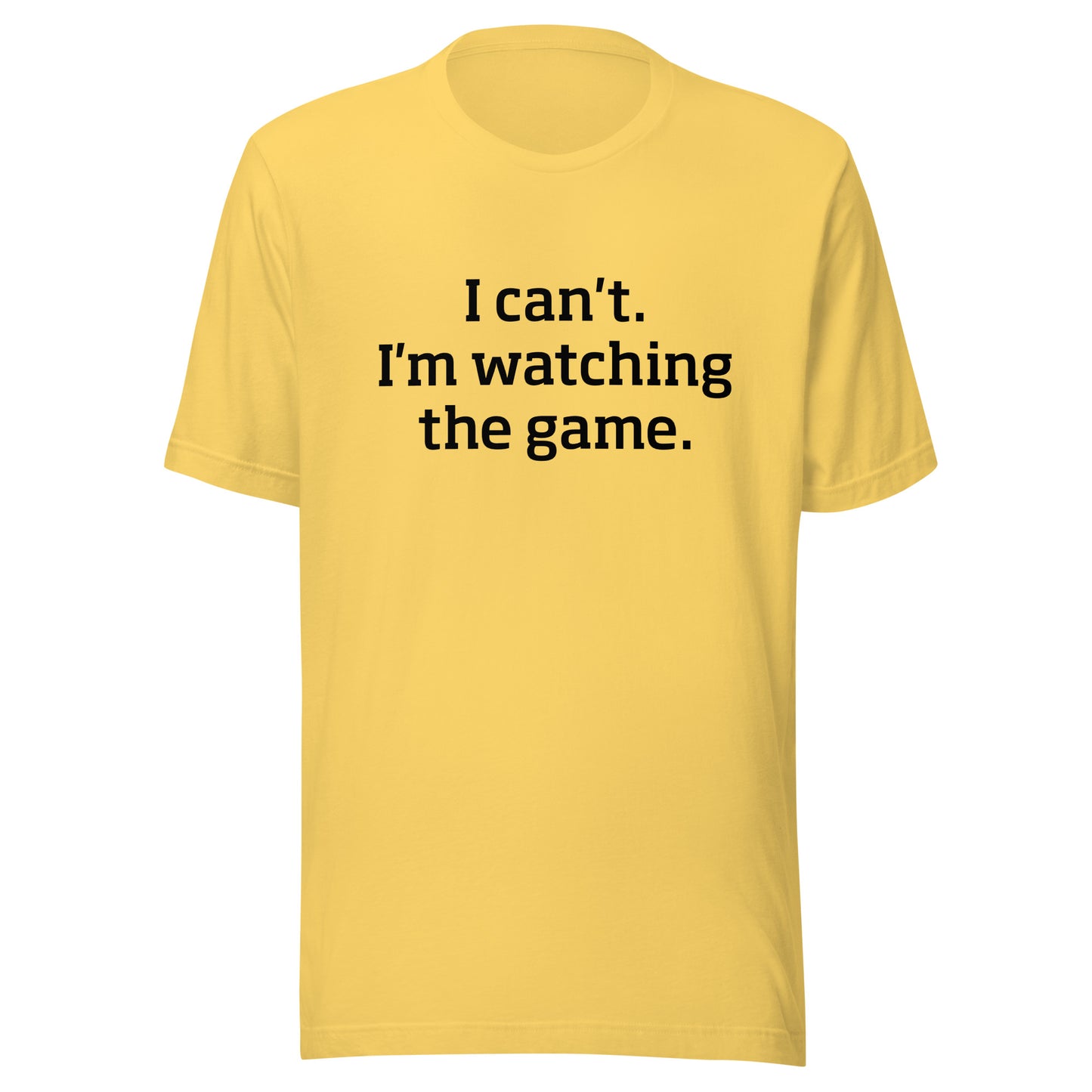 Watching the Game Unisex t-shirt